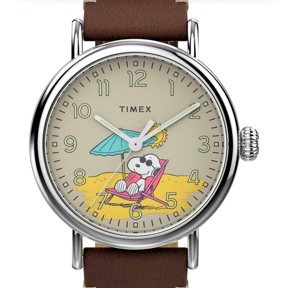 🐩 TIMEX x PEANUTS SNOOPY AT THE BEACH WATCH 40mm 🏝️ - Picture 1 of 5